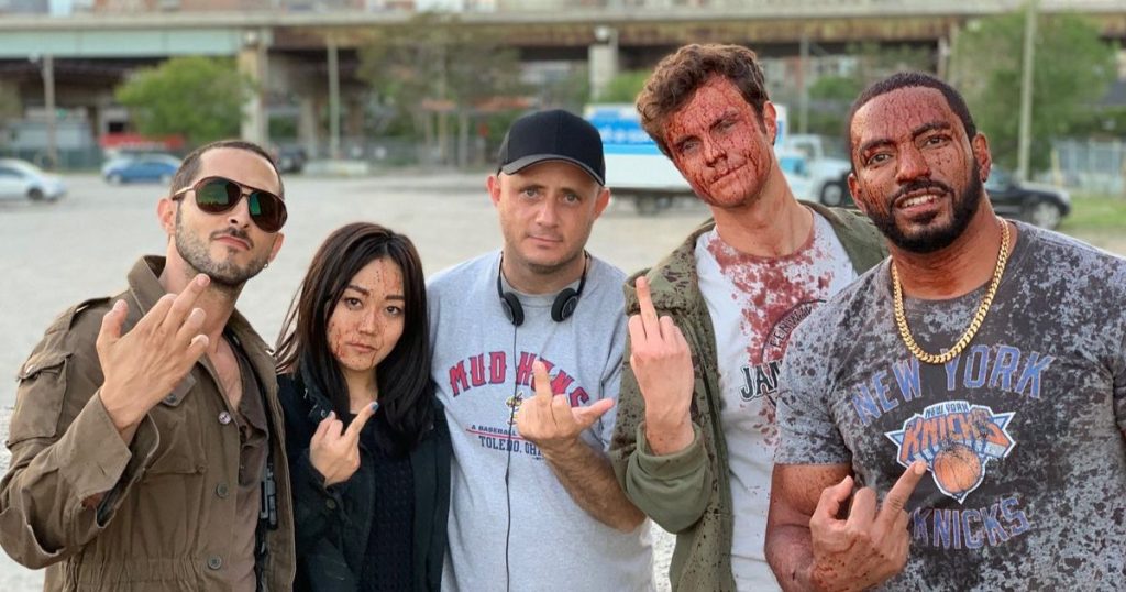 The first behind the scenes image from 'THE BOYS' Season 2 has been officially released. (Source: @therealKripke)